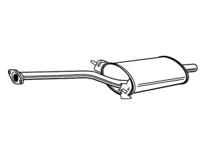 WALKER 22055 galinis duslintuvas 
 Išmetimo sistema -> Duslintuvas
MB376766, MB431399