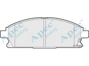APEC braking PAD1311 stabdžių trinkelių rinkinys, diskinis stabdys 
 Techninės priežiūros dalys -> Papildomas remontas
410601W385, 410601W386, 410601W387