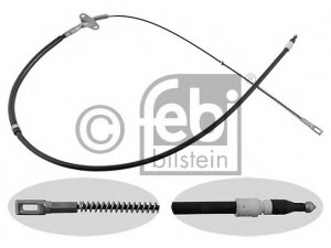 FEBI BILSTEIN 10594 trosas, stovėjimo stabdys 
 Stabdžių sistema -> Valdymo svirtys/trosai
611 420 17 85, 611 420 19 85