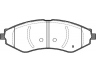 OPEN PARTS BPA0645.22 stabdžių trinkelių rinkinys, diskinis stabdys 
 Techninės priežiūros dalys -> Papildomas remontas
96405129, 96405129