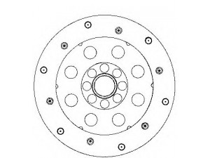 SACHS 1860 026 001 sankabos diskas