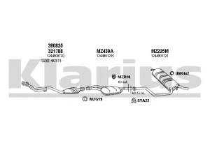 KLARIUS 600327U išmetimo sistema 
 Išmetimo sistema -> Išmetimo sistema, visa