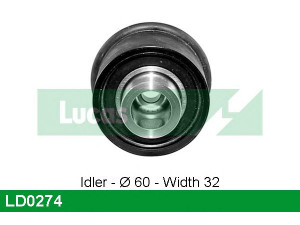 LUCAS ENGINE DRIVE LD0274 įtempiklio skriemulys, paskirstymo diržas