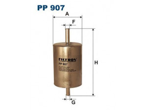 FILTRON PP907 kuro filtras 
 Techninės priežiūros dalys -> Papildomas remontas
7700820375, 7700825495, 319113A000