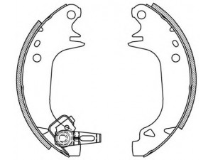 OPEN PARTS BSA2062.00 stabdžių trinkelių komplektas 
 Techninės priežiūros dalys -> Papildomas remontas
424157, 7701201679, 7701202287
