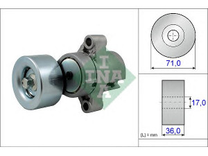INA 534 0453 10 įtempiklio svirtis, V formos rumbuotas diržas 
 Diržinė pavara -> V formos rumbuotas diržas/komplektas -> Įtempiklis
RF5G-15-980A
