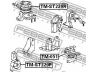 FEBEST TM-ST220R variklio montavimas 
 Variklis -> Variklio montavimas -> Variklio montavimo rėmas
12305-74191