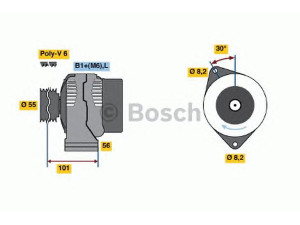 BOSCH 0 124 325 089 kintamosios srovės generatorius
2112
