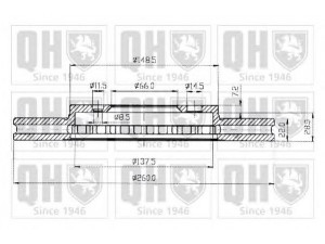 QUINTON HAZELL BDC3480 stabdžių diskas 
 Dviratė transporto priemonės -> Stabdžių sistema -> Stabdžių diskai / priedai
34 11 1 154 749, 34 11 1 154 750