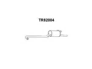 VENEPORTE TR82004 galinis duslintuvas 
 Išmetimo sistema -> Duslintuvas
GEX3972