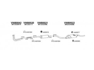 VENEPORTE 800330 išmetimo sistema