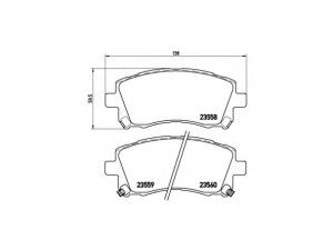 BREMBO P 78 010 stabdžių trinkelių rinkinys, diskinis stabdys 
 Techninės priežiūros dalys -> Papildomas remontas
1606294580, 425390, 425391, 425448