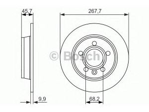 BOSCH 0 986 479 863 stabdžių diskas 
 Dviratė transporto priemonės -> Stabdžių sistema -> Stabdžių diskai / priedai
1001094, 1023605, 1045995, 95VWX 2A315 AD