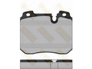Brake ENGINEERING PA1423 stabdžių trinkelių rinkinys, diskinis stabdys 
 Techninės priežiūros dalys -> Papildomas remontas
34111160120, 34111160195, 34111160708