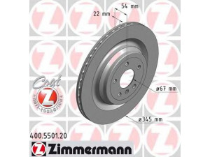 ZIMMERMANN 400.5501.20 stabdžių diskas 
 Stabdžių sistema -> Diskinis stabdys -> Stabdžių diskas
166 423 0212