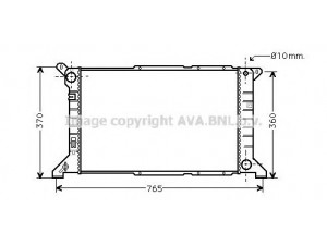 AVA QUALITY COOLING FD2204 radiatorius, variklio aušinimas 
 Aušinimo sistema -> Radiatorius/alyvos aušintuvas -> Radiatorius/dalys
1671826, 7045714, 7242485, 94VB8005GC