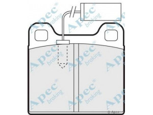 APEC braking PAD768 stabdžių trinkelių rinkinys, diskinis stabdys
0060760090, 0060778257, 60778257