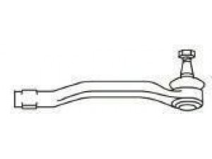 FRAP 4095 skersinės vairo trauklės galas 
 Vairavimas -> Vairo mechanizmo sujungimai
485202710R