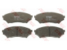 TRW GDB3270 stabdžių trinkelių rinkinys, diskinis stabdys 
 Techninės priežiūros dalys -> Papildomas remontas
MN102615, MR334950, MR475453
