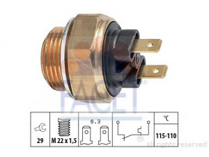 FACET 7.5135 temperatūros jungiklis, radiatoriaus ventiliatorius 
 Aušinimo sistema -> Siuntimo blokas, aušinimo skysčio temperatūra
A 002 545 79 34, 40 86 724, 85 72 331