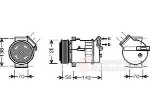 VAN WEZEL 4700K067 kompresorius, oro kondicionierius 
 Oro kondicionavimas -> Kompresorius/dalys
12758381, 24411280