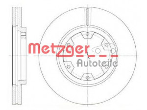 METZGER 6466.10 stabdžių diskas 
 Dviratė transporto priemonės -> Stabdžių sistema -> Stabdžių diskai / priedai
1954433, 40206-0F000, 40206-0F001