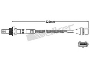 WALKER PRODUCTS 250-23153 lambda jutiklis 
 Variklis -> Variklio elektra
030906265A