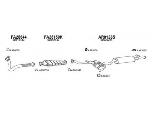 VENEPORTE 010029 išmetimo sistema 
 Išmetimo sistema -> Išmetimo sistema, visa