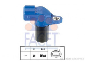 FACET 9.0105 RPM jutiklis, variklio valdymas; jutiklis, skirstomojo veleno padėtis 
 Variklis -> Variklio elektra
1920 L1, 96 131 733, 1920 L1