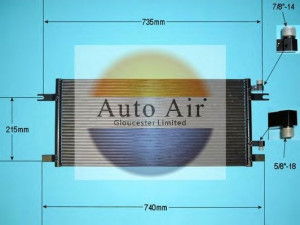 AUTO AIR GLOUCESTER 16-1352 kondensatorius, oro kondicionierius 
 Oro kondicionavimas -> Kondensatorius
9575000154, 9575000254