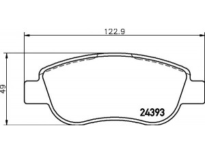 HELLA PAGID 8DB 355 012-631 stabdžių trinkelių rinkinys, diskinis stabdys 
 Techninės priežiūros dalys -> Papildomas remontas
77363782, 98845340