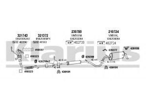 KLARIUS 930851E išmetimo sistema 
 Išmetimo sistema -> Išmetimo sistema, visa