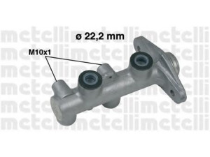 METELLI 05-0649 pagrindinis cilindras, stabdžiai 
 Stabdžių sistema -> Pagrindinis stabdžių cilindras
58510-1C050, 58510-1C055