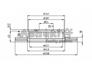 ASHUKI T601-01 stabdžių diskas 
 Dviratė transporto priemonės -> Stabdžių sistema -> Stabdžių diskai / priedai
0 986 478 385/BOSCH, 09.5084.20/BREMBO