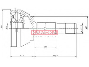 KAMOKA 6152 jungčių komplektas, kardaninis velenas 
 Ratų pavara -> Sujungimai/komplektas
95646292, 95646292, 95646292