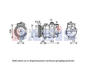 AKS DASIS 852651N kompresorius, oro kondicionierius 
 Oro kondicionavimas -> Kompresorius/dalys
1K0820808E