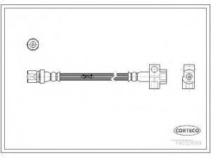 CORTECO 19032699 stabdžių žarnelė 
 Stabdžių sistema -> Stabdžių žarnelės
562315, 562341, 90079571, 90217297