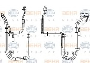 HELLA 9GS 351 338-301 aukšto/žemo slėgio linija, oro kondicionavimas 
 Oro kondicionavimas -> Žarnelės/vamzdeliai
1 377 969, 1 385 941, 6C1119D850AB