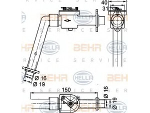 HELLA 9XL 351 328-121 valdymo vožtuvas, aušinimo skystis 
 Šildymas / vėdinimas -> Vožtuvai/valdymas
3 093 482