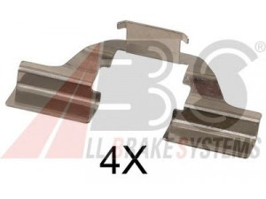 A.B.S. 1684Q priedų komplektas, diskinių stabdžių trinkelės 
 Stabdžių sistema -> Diskinis stabdys -> Stabdžių dalys/priedai
