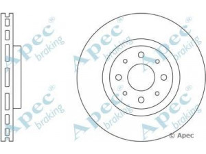 APEC braking DSK2324 stabdžių diskas 
 Dviratė transporto priemonės -> Stabdžių sistema -> Stabdžių diskai / priedai
46535086, 46765546