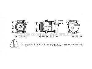 AVA QUALITY COOLING OLK558 kompresorius, oro kondicionierius 
 Oro kondicionavimas -> Kompresorius/dalys
6854092, 6854103, 55702661, 93190814