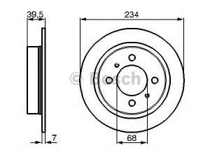 BOSCH 0 986 478 865 stabdžių diskas 
 Dviratė transporto priemonės -> Stabdžių sistema -> Stabdžių diskai / priedai
43206 58Y01, 43206 58Y02