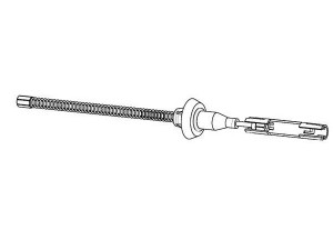 KAWE FO02210 trosas, stovėjimo stabdys 
 Stabdžių sistema -> Valdymo svirtys/trosai
1492823, 1525806, 3M512A635BA, 3M512A635BB