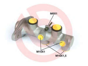 BREMBO M 30 005 pagrindinis cilindras, stabdžiai 
 Stabdžių sistema -> Pagrindinis stabdžių cilindras
585101C000, 010822, 24212217613