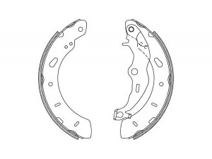 OPEN PARTS BSA2237.00 stabdžių trinkelių komplektas 
 Techninės priežiūros dalys -> Papildomas remontas
1696629, BV612200AB, BV612200AC