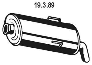 EBERSPÄCHER 19.3.89 galinis duslintuvas
1726.71, 1726.78
