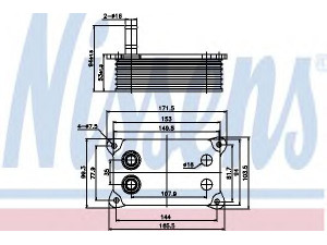 NISSENS 90683 alyvos aušintuvas, variklio alyva 
 Aušinimo sistema -> Radiatorius/alyvos aušintuvas -> Alyvos aušintuvas
1477141, 1C1Q68624AH, 1C1Q6B624AG