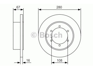 BOSCH 0 986 479 A94 stabdžių diskas 
 Dviratė transporto priemonės -> Stabdžių sistema -> Stabdžių diskai / priedai
43206MB60A, 50 01 871 281