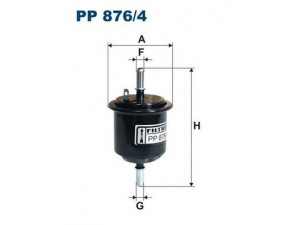 FILTRON PP876/4 kuro filtras 
 Filtrai -> Kuro filtras
3191125000, 3194025000